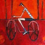Kolarz, A cyclist, 50 x 40 cm, 2012
